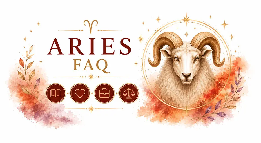 Aries zodiac frequently asked questions